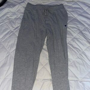 grey sweatpants CHAMPION brand